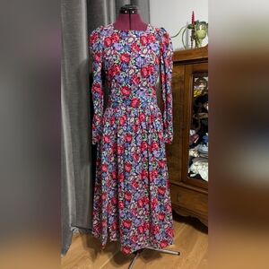Vintage Laura Ashley 100% Cotton Corduroy Dress, Size 8, EUC